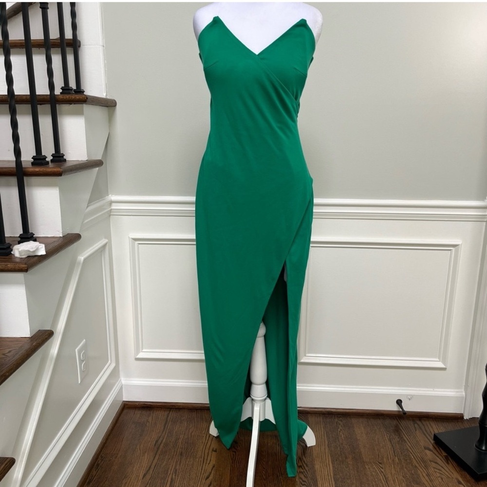 Lovers + Friends Emerald Green Maxi Gown M